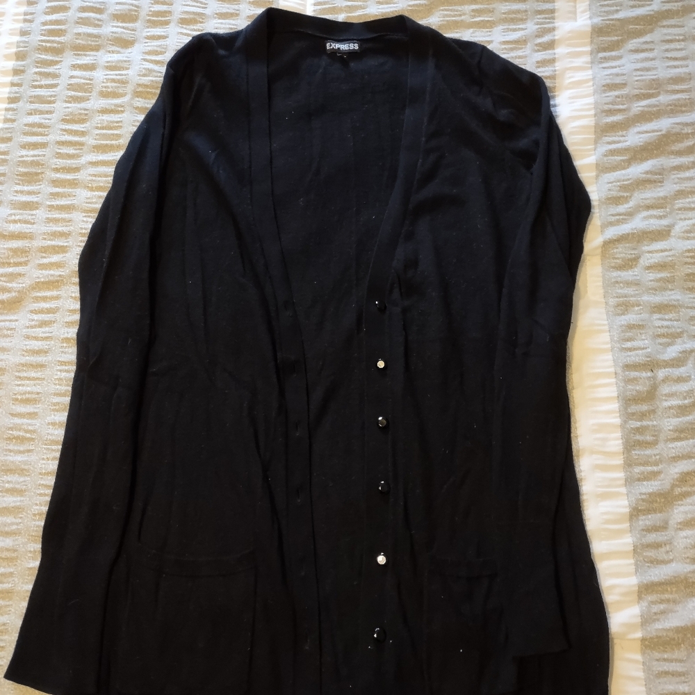 Express buttoned cardigan